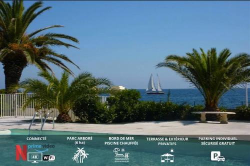 YŪGEN PALLADIO - Fully renovated Studio on a prime location, Direct Beach Access, Heated Pool, Private terrace & patio, Private Parking lot