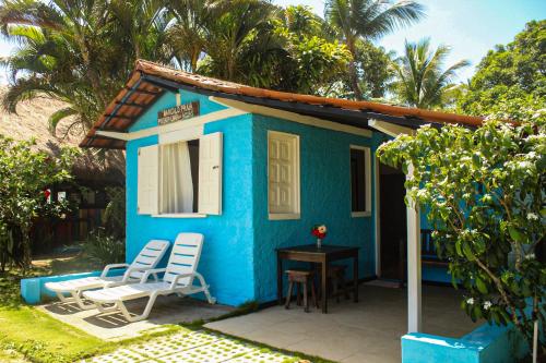 Taman di luar Pousada Luar das Águas