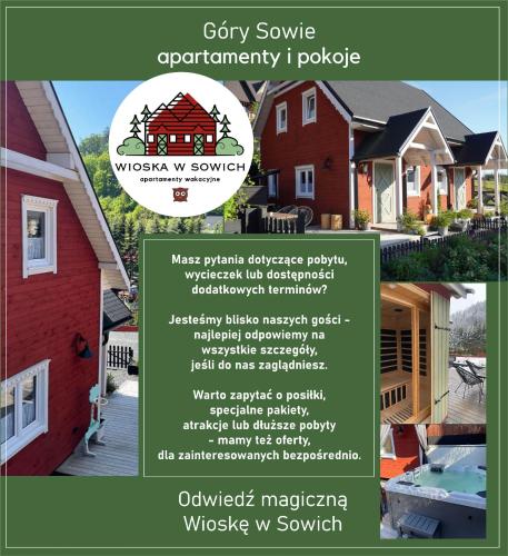 a flyer for a city serviceromycin i poodle at Wioska w Sowich Sokolec in Sokolec