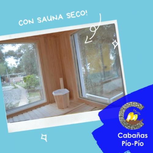 Cabañas Pio Pioに飾ってある許可証、賞状、看板またはその他の書類
