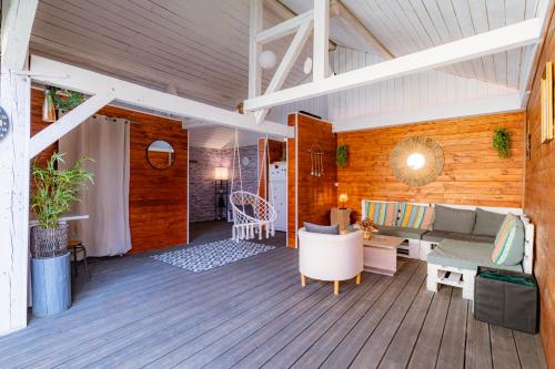 Posezení v ubytování La Maison de Sam - Logement entier & Terrasse