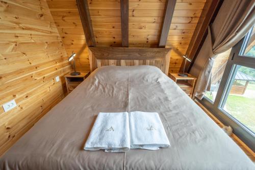 Postel nebo postele na pokoji v ubytování Lux Vila Pastir - ZLATIBOR-Ljubiš