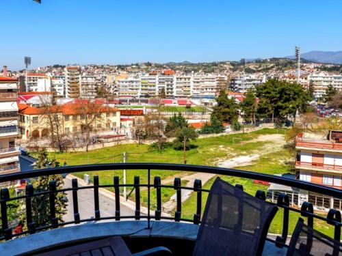 Nespecifikovaný výhled na destinaci Serres nebo výhled na město při pohledu z apartmánu