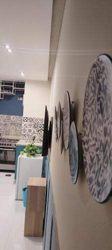 STUDIO Fakhr - Luxury apartment in Cairoにあるキッチンまたは簡易キッチン