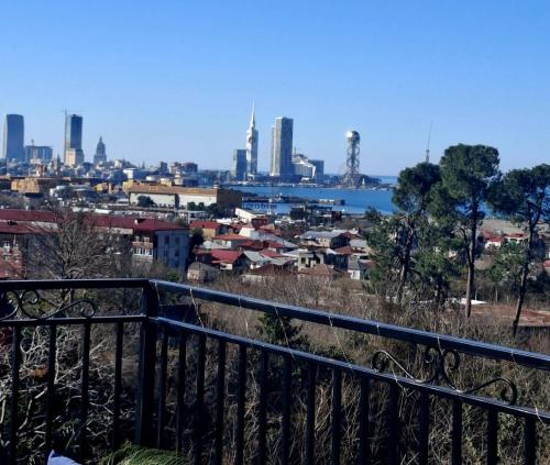 Vista general de Batumi o vista desde la casa o chalet