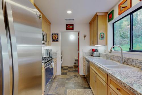 Una cocina o cocineta en Casa Crotti