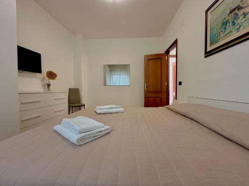 Una cama o camas en una habitación de Hotel Soleado