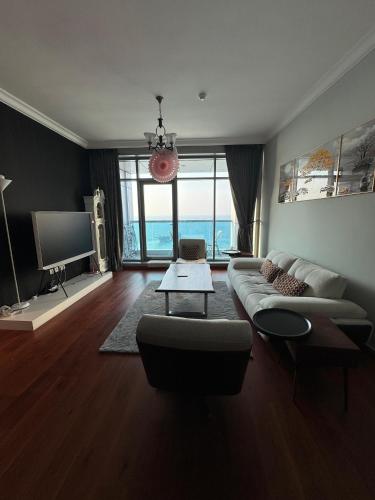 Cama o camas de una habitación en Ocean View Luxury Suites