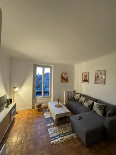 Posezení v ubytování Séjour agréable Maisons-Laffitte