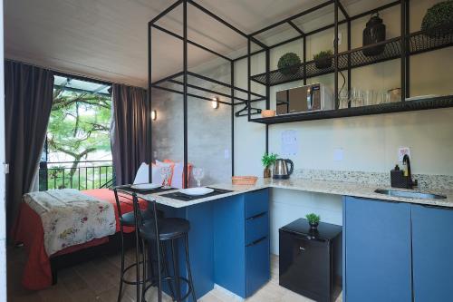Dapur atau dapur kecil di LOFT BC