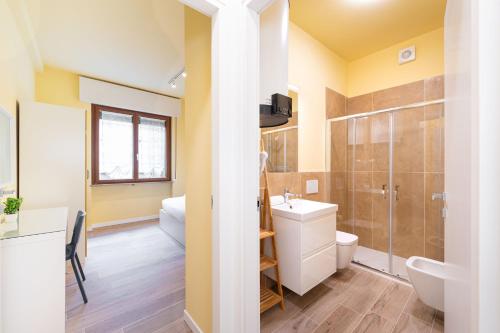 Koupelna v ubytování Sona's Home