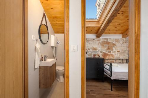 Ένα μπάνιο στο Apartment Valerija