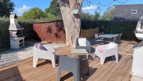 Châlet en bois à 800m de la mer