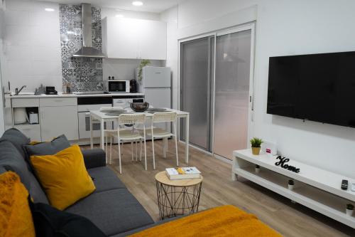 Kuchyň nebo kuchyňský kout v ubytování Zabas FLAT