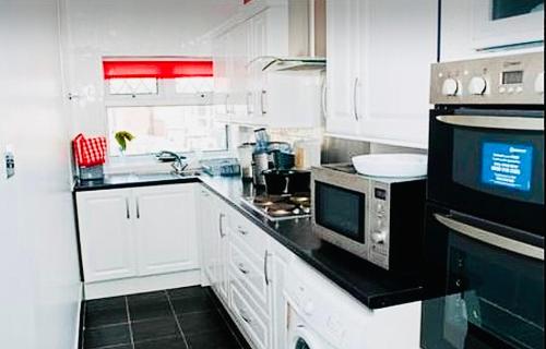 Köök või kööginurk majutusasutuses Brookdene