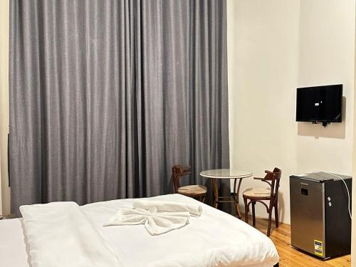 TV a/nebo společenská místnost v ubytování havana hotel