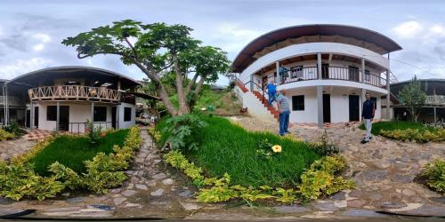 Zahrada ubytování Hotel Mahoma