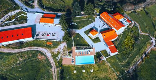 Letecký snímek ubytování Alqueiturismo - Casas de Campo