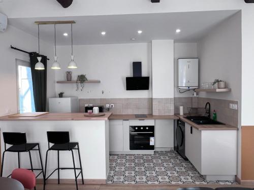 Küche/Küchenzeile in der Unterkunft Féria apartment city center