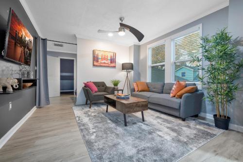 Et opholdsområde på Energy Loft- Sleeps 3