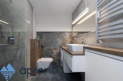 Koupelna v ubytování Apartament Golden Wave - Frontowy Widok Na Morze - Aprent