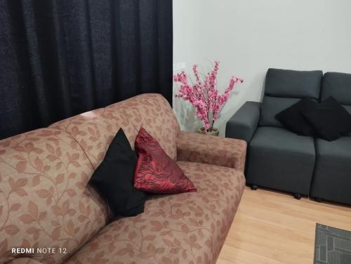 Coin salon dans l'établissement Recanto Benedetti, casa para temporada