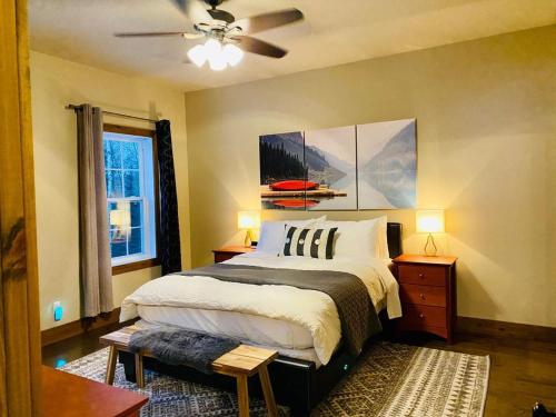 Giường trong phòng chung tại Chalet Mont Blanc Spa&Golf&Ski&NatureComfort Await