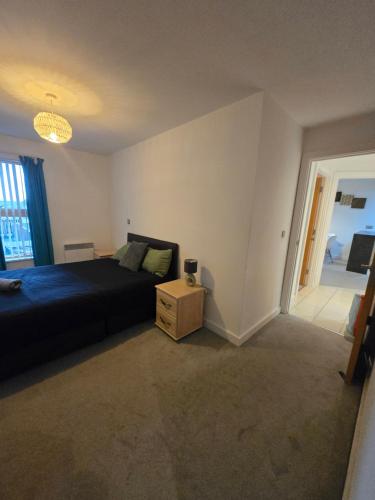 Ένα ή περισσότερα κρεβάτια σε δωμάτιο στο Brilliant 2 bedroom apartment