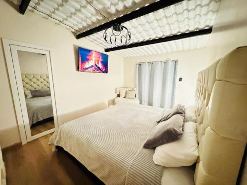 Postel nebo postele na pokoji v ubytování Bonanza House