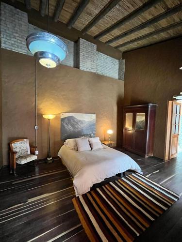 Ένα ή περισσότερα κρεβάτια σε δωμάτιο στο Hotel Dios