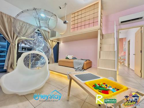 Χώρος καθιστικού στο Atlantis Residences Melaka by HeyStay Management(2)