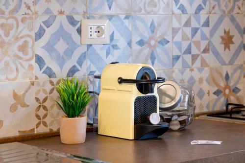 Una cocina o cocineta en Blue Heaven