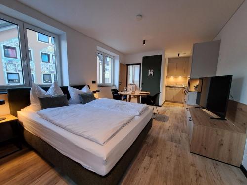 Postel nebo postele na pokoji v ubytování Lieblingsplatz Apartments