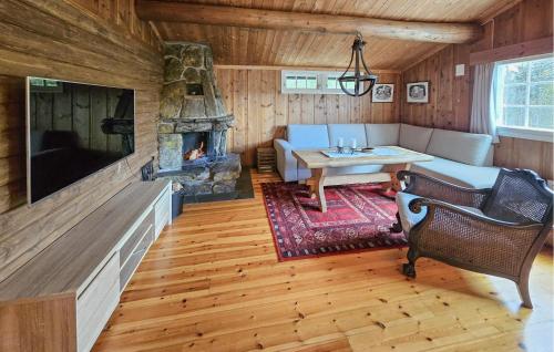 Χώρος καθιστικού στο Amazing Home In Beito With Wifi