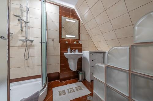 Koupelna v ubytování WHY NOT Apartamenty widokowe PANORAMA