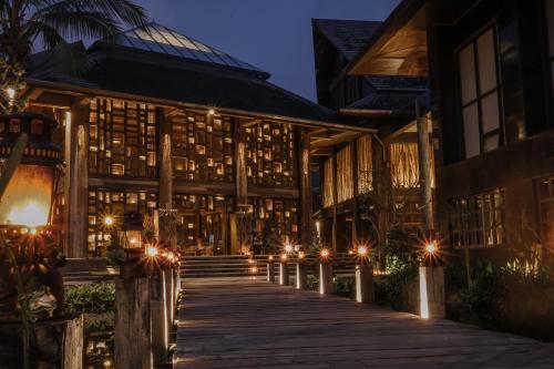 Das Gebäude in dem sich das Resort befindet