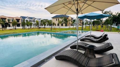 Kolam renang di atau dekat dengan Villa 3PN Novaworld Phan Thiết