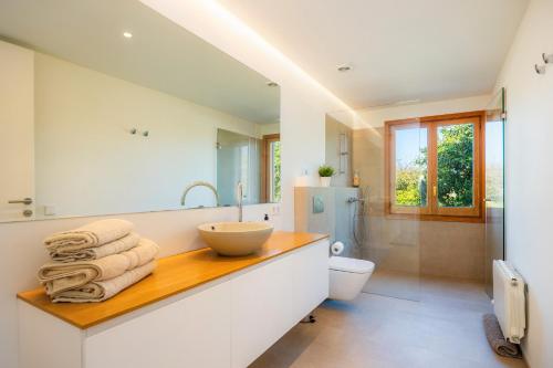 Koupelna v ubytování Spectacular Villa In Mallorca