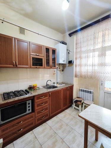 Dapur atau dapur kecil di Erebuni Family Apartments