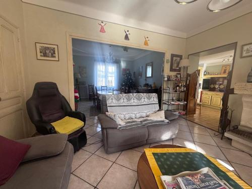 Posezení v ubytování Mas augustin