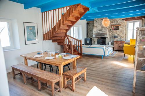 Χώρος καθιστικού στο Nice house with south-facing terrace