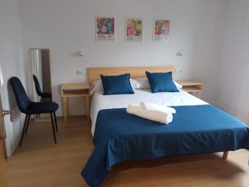 Postel nebo postele na pokoji v ubytování Hotel Zura