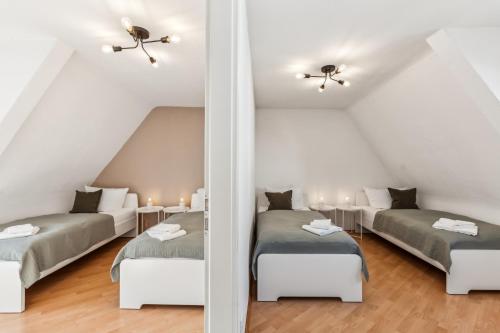 Billede fra billedgalleriet på CREW BEDS - APARTMENT in Gifhorn - For 4 People - 50m2, 1x Bedroom, 4x Single Bed, Free Coffee, WiFi & Parking - 24h CHECK IN #GF01 i Gifhorn