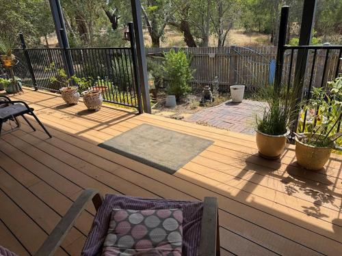 Un balcón o terraza en The Nagambie Escape