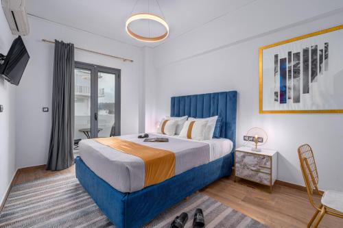 Кровать или кровати в номере MR P. Boutique Residence