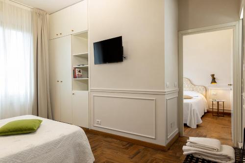 Cama o camas de una habitación en Albergo Chiusarelli