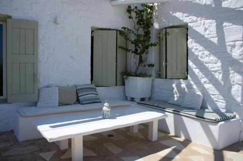 Balkón alebo terasa v ubytovaní Villa Joy in Ampelas Paros