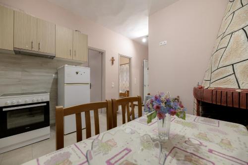 Kuchyň nebo kuchyňský kout v ubytování Anthi Studios & Apartments