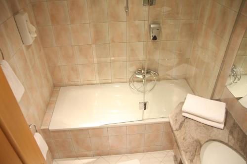 Koupelna v ubytování Hotel-Gasthof Am Riedl