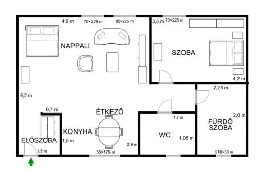 Gallery image of Fresh Garden Wellness apartman 2 em 6 in Siófok